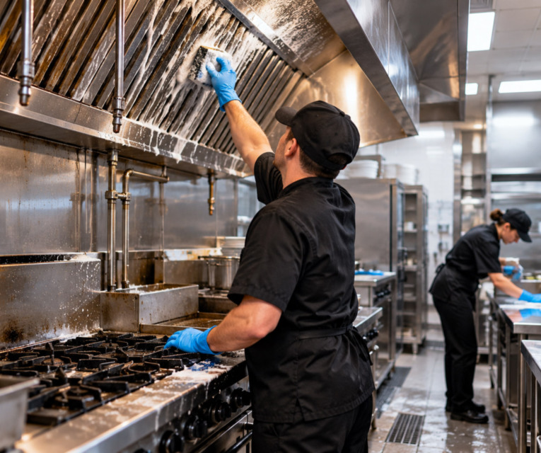 Deep Cleaning a Restaurant Kitchen: The Areas That Fail Inspections